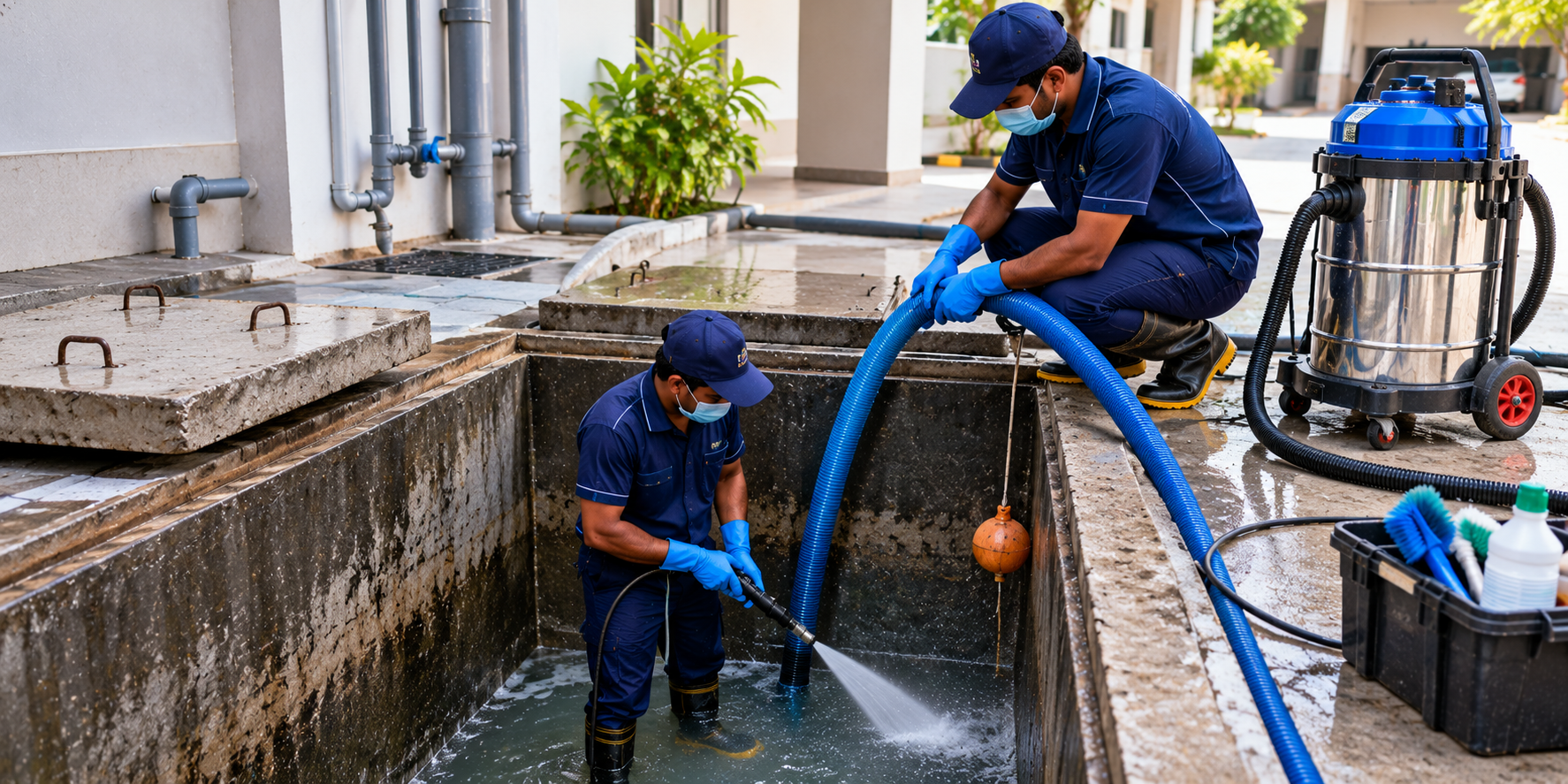 BN Water Tank Cleaning